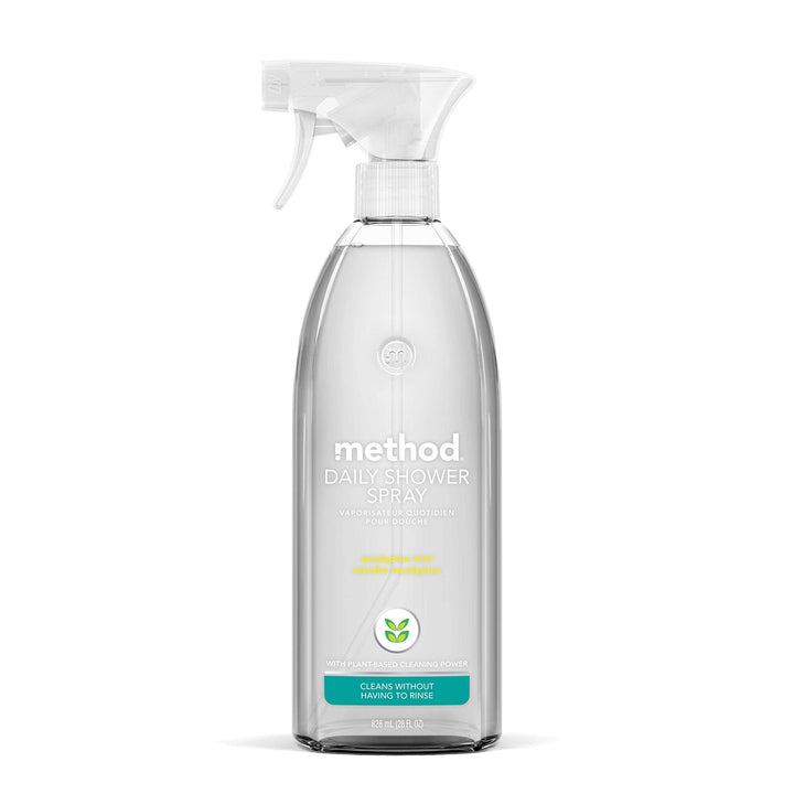 Method Daily Shower Spray Cleaner, Eucalyptus Mint, For Showers, Tile, Fixtures, Glass and Tubs, fl 28 oz (Pack of 1) Retail $3.00