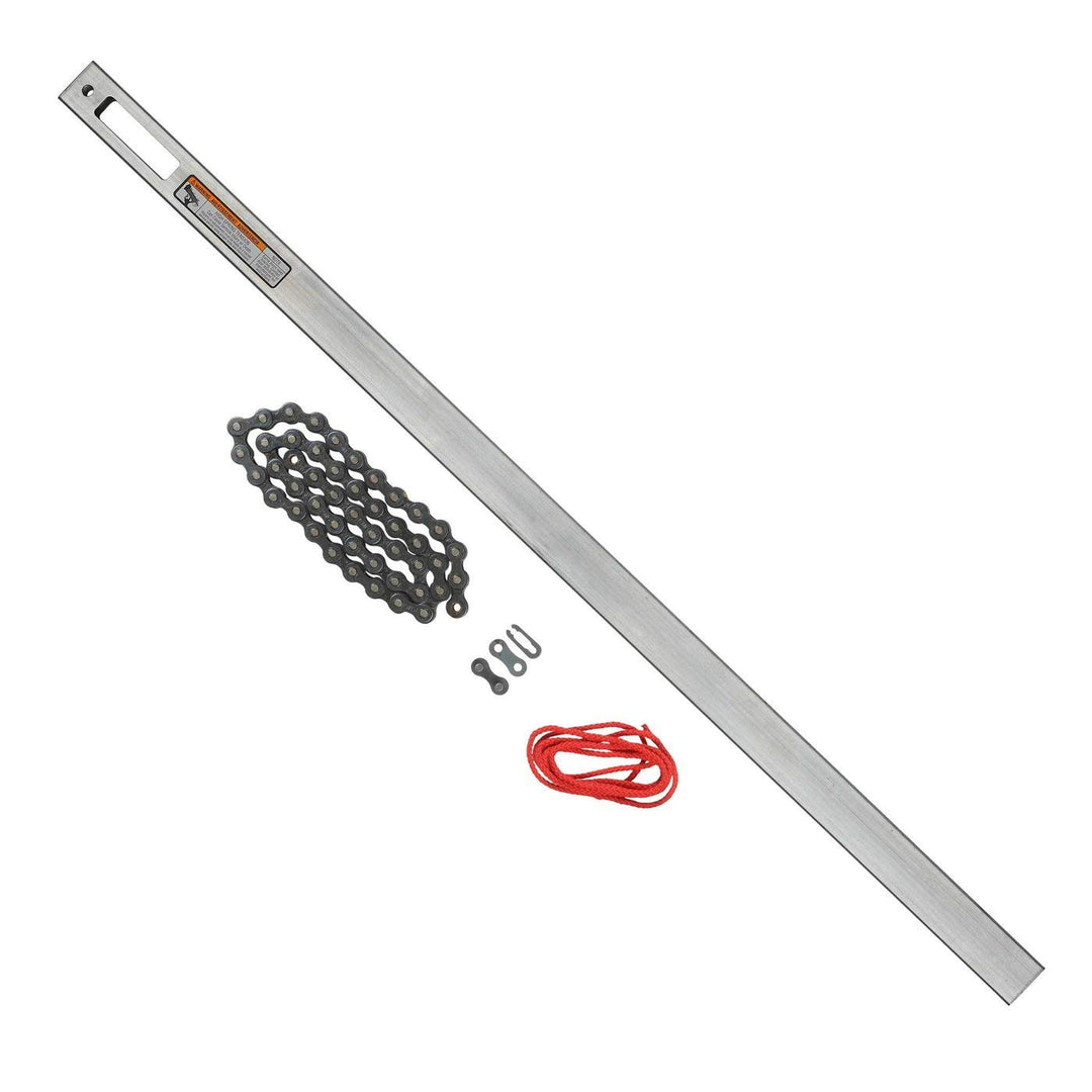 Genie EKTC 8ft Chain Drive Garage Door Opener Extension Kit for Genie Tube Style Chain Rails, Metallic
