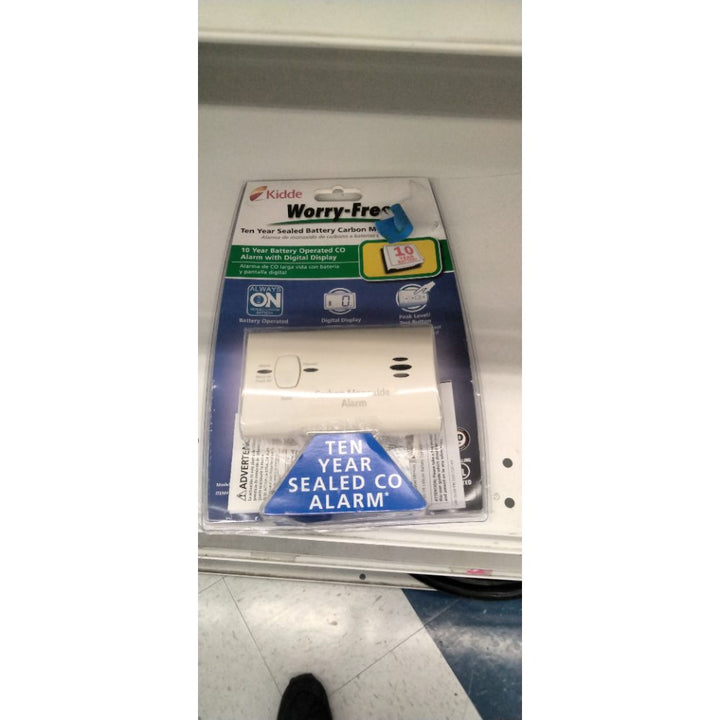 Kidde 21010047 C3010D Carbon Monoxide Alarm with Digital Display and 10 Year Sealed Battery
