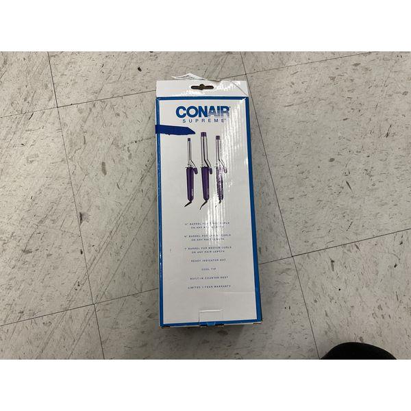 Conair Supreme Curling Iron - 1/2", 1", 3/4" Barrels Retail $30.00