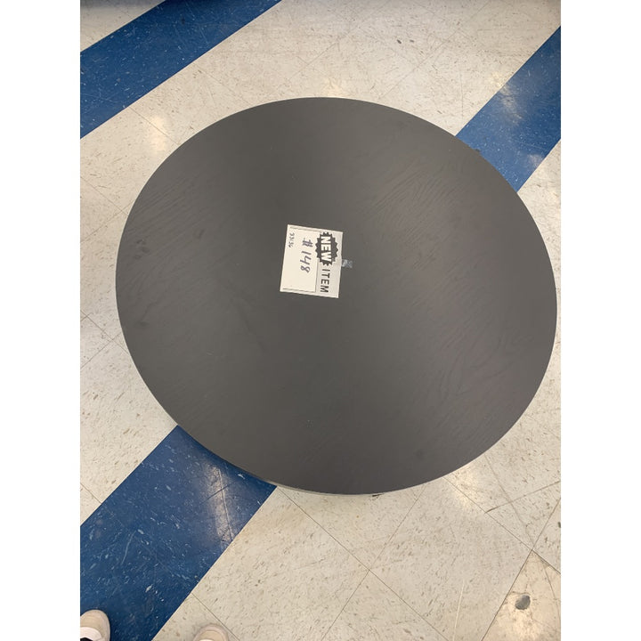 Round Coffee Table - Modern Design, Sturdy Build, Gray