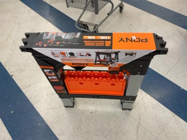 Pony Clamping Sawhorses - 1200 lbs Capacity Retail $70.00