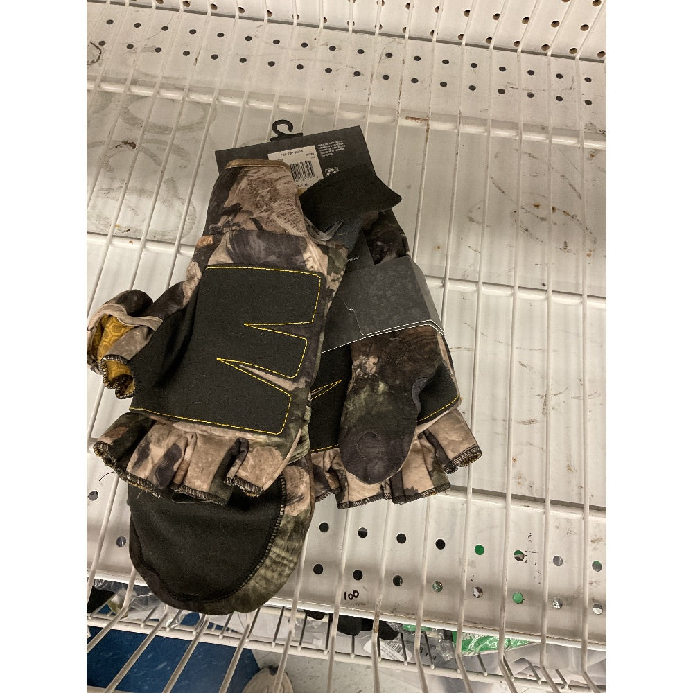 TrueTimber Pop-Top Gloves - Scent Reduction, Heat Retention, Non-Slip Palm, L/XL