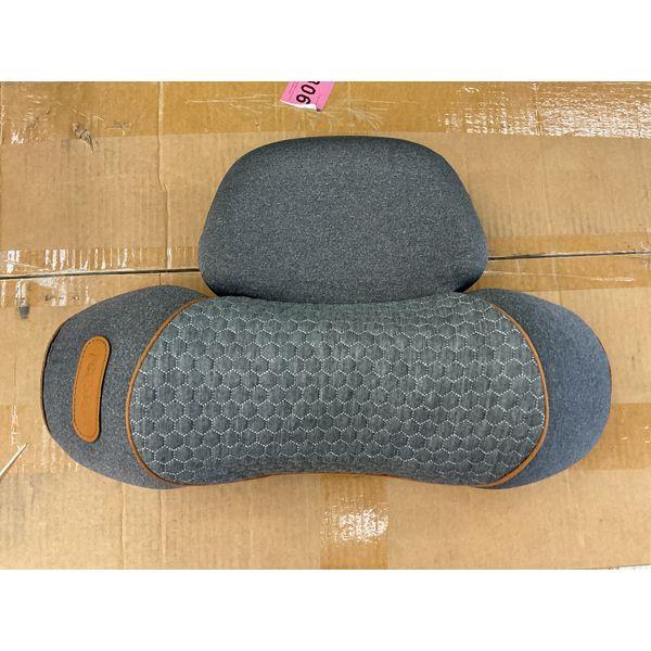 Everlasting Comfort Lumbar Support Pillow - Ergonomic Design, Breathable Mesh, Dark Gray