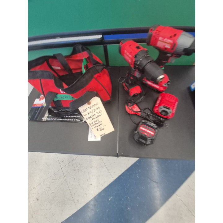 Craftsman 4-AH/2-AH Starter Kit - Power Tools Set