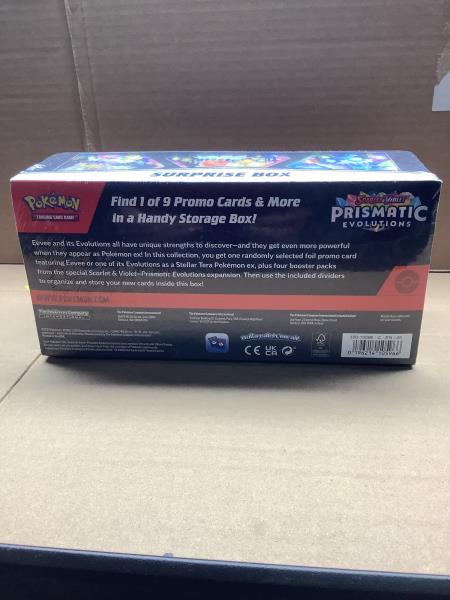 Pokemon TCG Scarlet & Violet 8.5 Prismatic Evolutions Surprise Box Retail $65.99