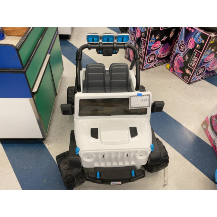 Push and peddle Brand Ride-On Car, White, Kids Vehicle