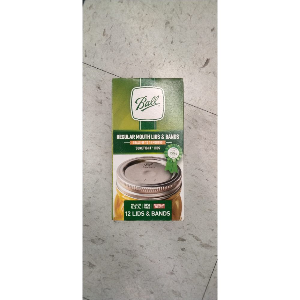 MASON LID&BANDS REG BX12