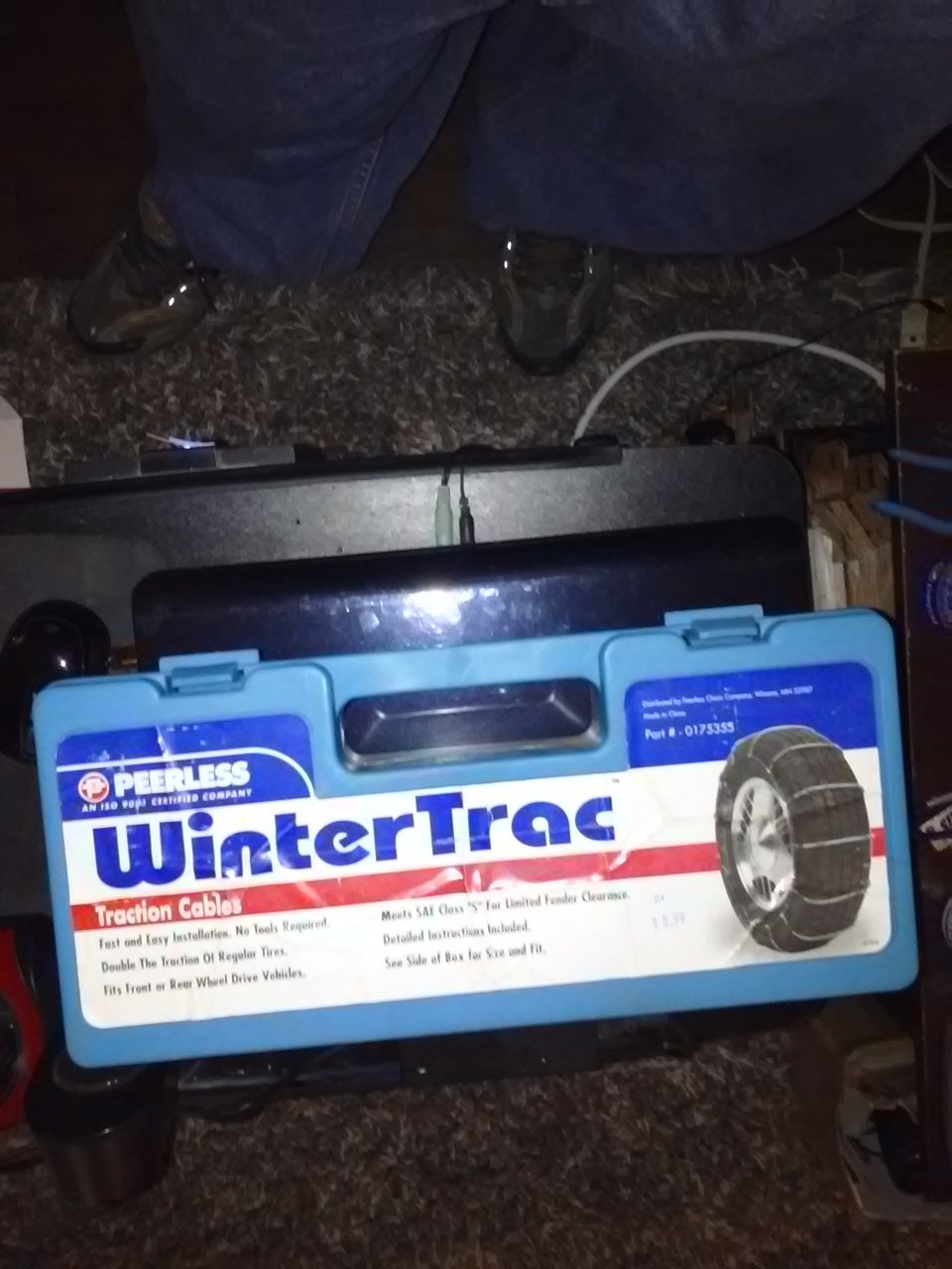 Peerless Wintertrac Metal Snow Chain Compatible with All Vehicles