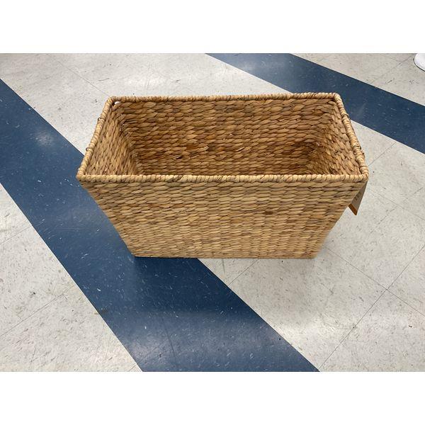 Rectangular woven basket Retail $26.49