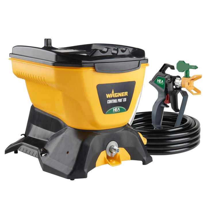 Wagner Spraytech 2435698 Control Pro 130 Paint Sprayer with T2 Gun, High Efficiency Airless Sprayer with Low Overspray, Yellow