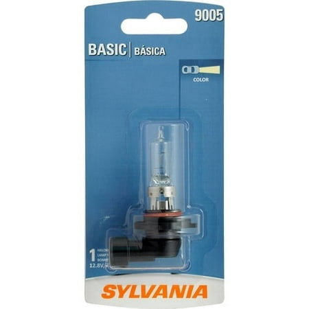 Sylvania 9005 Basic Halogen Headlight Bulb  1 Pack  Compatible with Multiple Cars