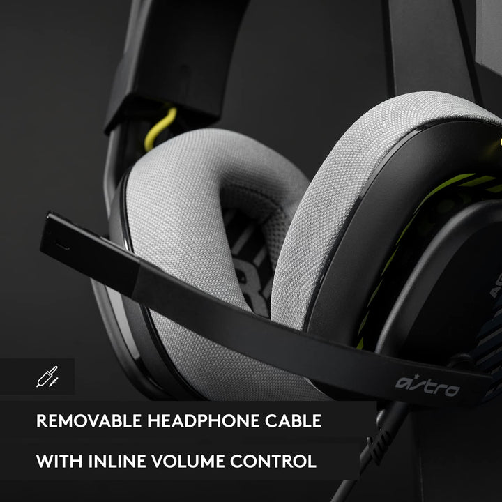 Logitech G Astro A10 Gen 2 Cross-Platform Wired Gaming Headset for PlayStation 5/4, Xbox S|X, Nintendo Switch, PC: 3.5mm Headphone Jack, 32mm Drivers, Flip-to-Mute Mic, Over-Ear - Black/Xbox Edition