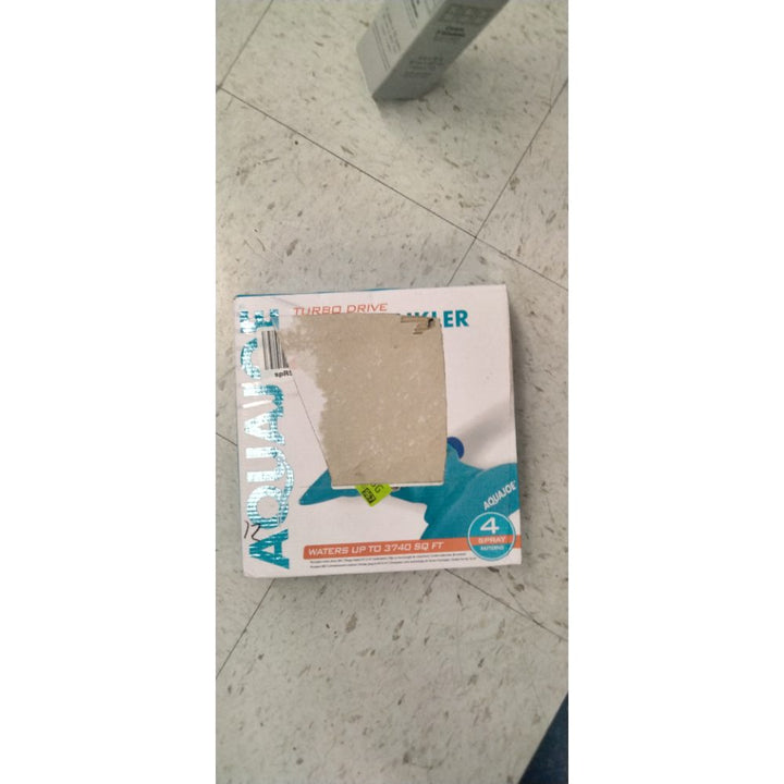 Aqua Joe AJ-MSSBM 4-Pattern Sprinkler with 360-Degree Rotation and Metal Base, Up to 3,740-Square-Foot Coverage