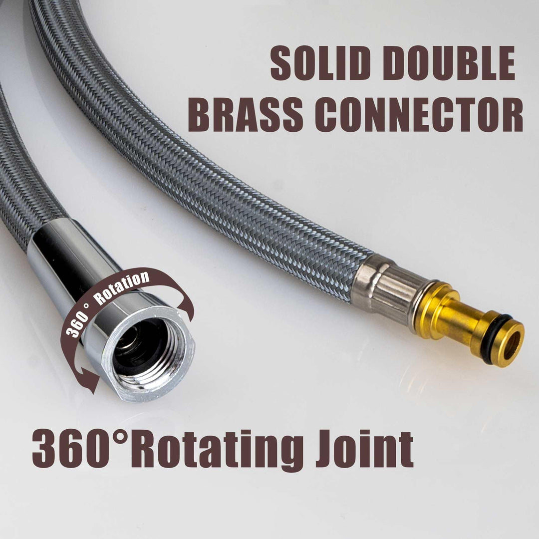 Kitchen Sink Faucet Hose for Moen Replacement Parts, Pull Down Faucet Hose Weight Replacement, 150259 Old Sink Faucet Repair Kit Parts, 68 Inches