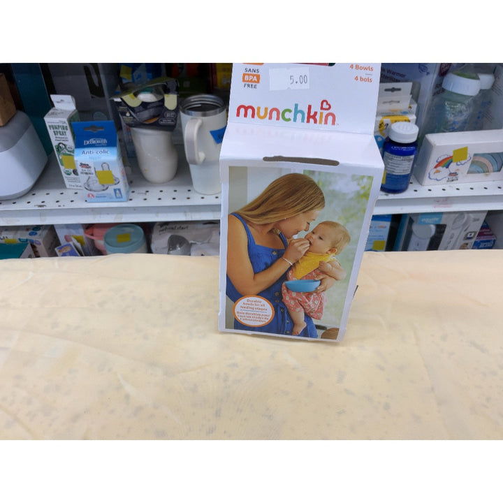 Munchkin Multi Bowls - 4 Count, BPA Free, Nestable