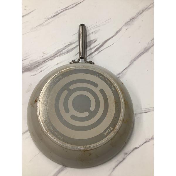 T-fal Optimal Technology Frying Pan - Nonstick, Dishwasher Safe, Gray Retail $30.00