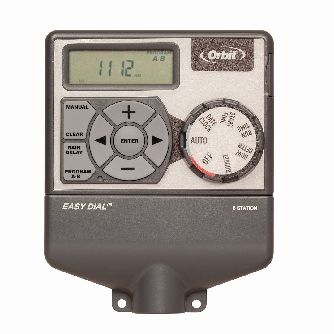 Orbit 28966 Easy Dial 6-Station Indoor Sprinkler Controller