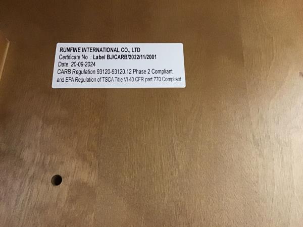 Runfine International Co., Bathroom Vanity with Double Sink Retail $1,100.00