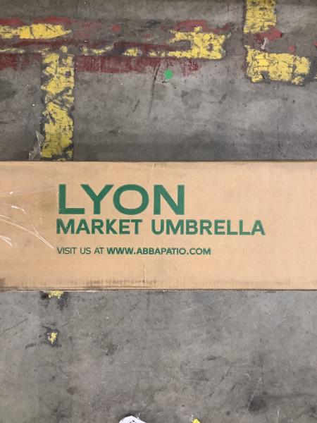 Lyon Market Umbrella - 7.5' Patio Umbrella, Red (409#) Retail $24.99