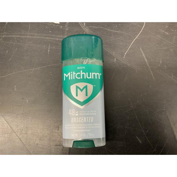 Mitchum Men Unscented Deodorant - 48-Hour Protection, Antiperspirant Retail $6.00