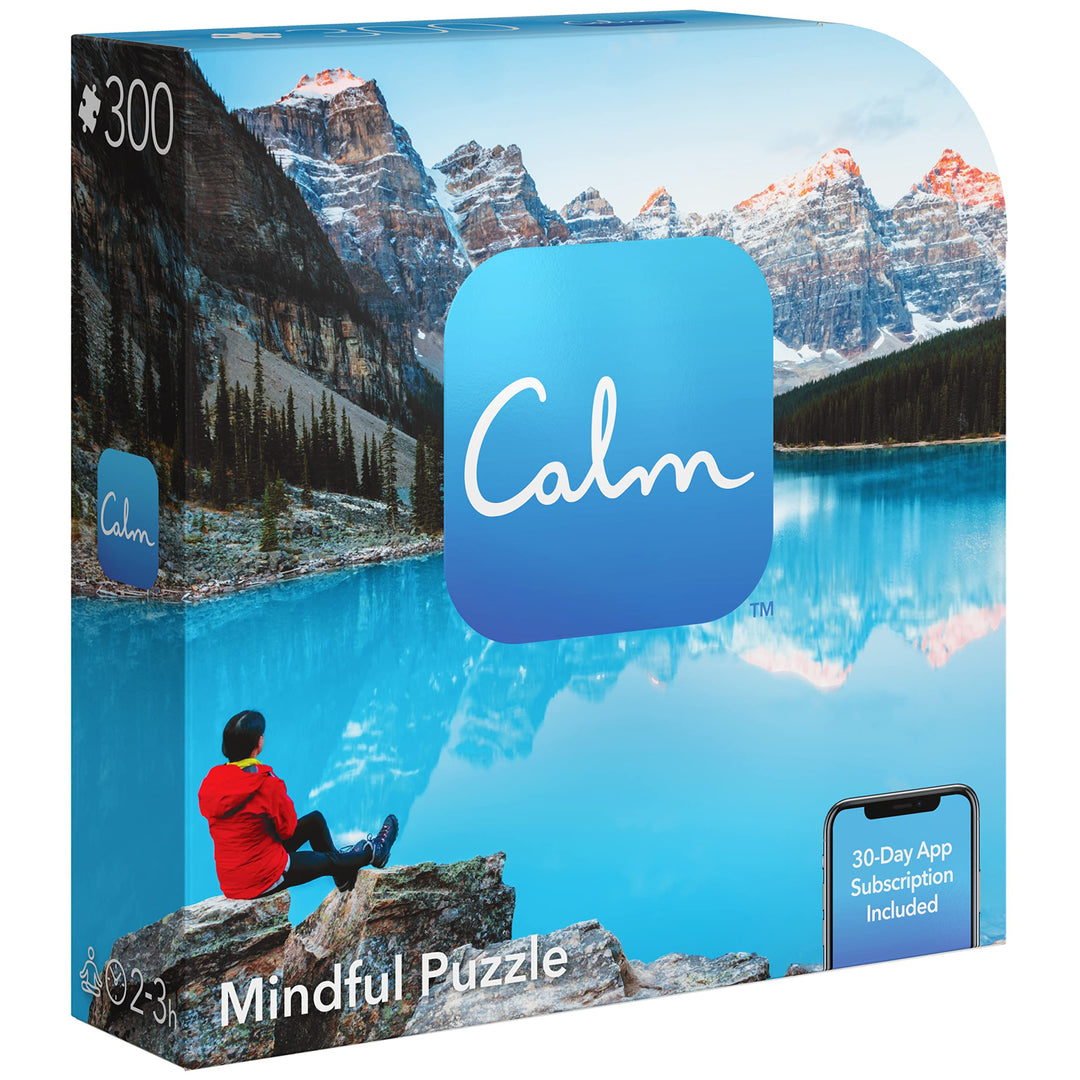 SPIN MASTER GAMES Spin Master 300-Piece Calm Jigsaw Puzzle for Relaxation, Stress Relief, and Mood Elevation, for Adults and Kids Ages 8 and up, Trust Yourself Retail $12.00