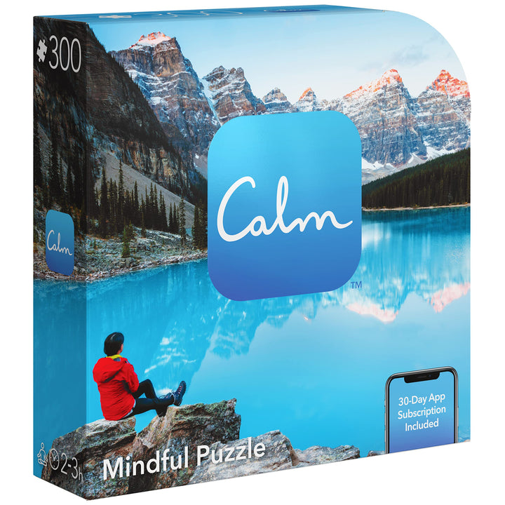 SPIN MASTER GAMES Spin Master 300-Piece Calm Jigsaw Puzzle for Relaxation, Stress Relief, and Mood Elevation, for Adults and Kids Ages 8 and up, Trust Yourself Retail $12.00