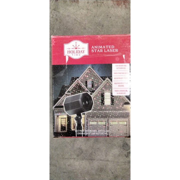 Holiday Time Animated Star Laser, Indoor/Outdoor Use Retail $30.00