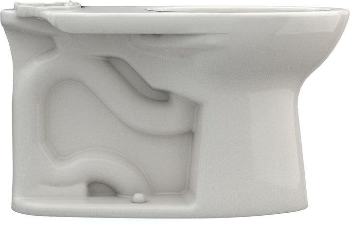 TOTO Drake Elongated Universal Height TORNADO FLUSH Toilet Bowl with CEFIONTECT, Cotton White - C776CEFG#01
