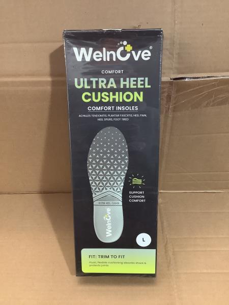 Achilles Tendonitis Relief Insoles for Women & Men - Heel Cushion for Heel Pain Relief Heel Spur with Shock Absorption for All-Day Comfort, M: 12-14|318MM Retail $34.99