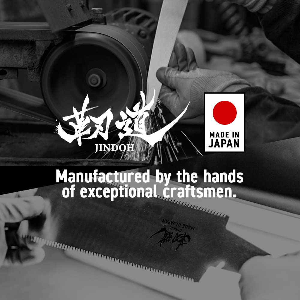 JINDOH Japanese Ryoba Pull Saw 9.5 Inch Double Edge Flush Cut Saw for Woodworking Retail $29.00