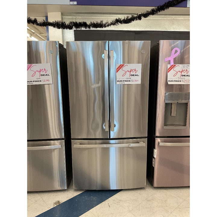 GE Refrigerator, French Door, Stainless Steel