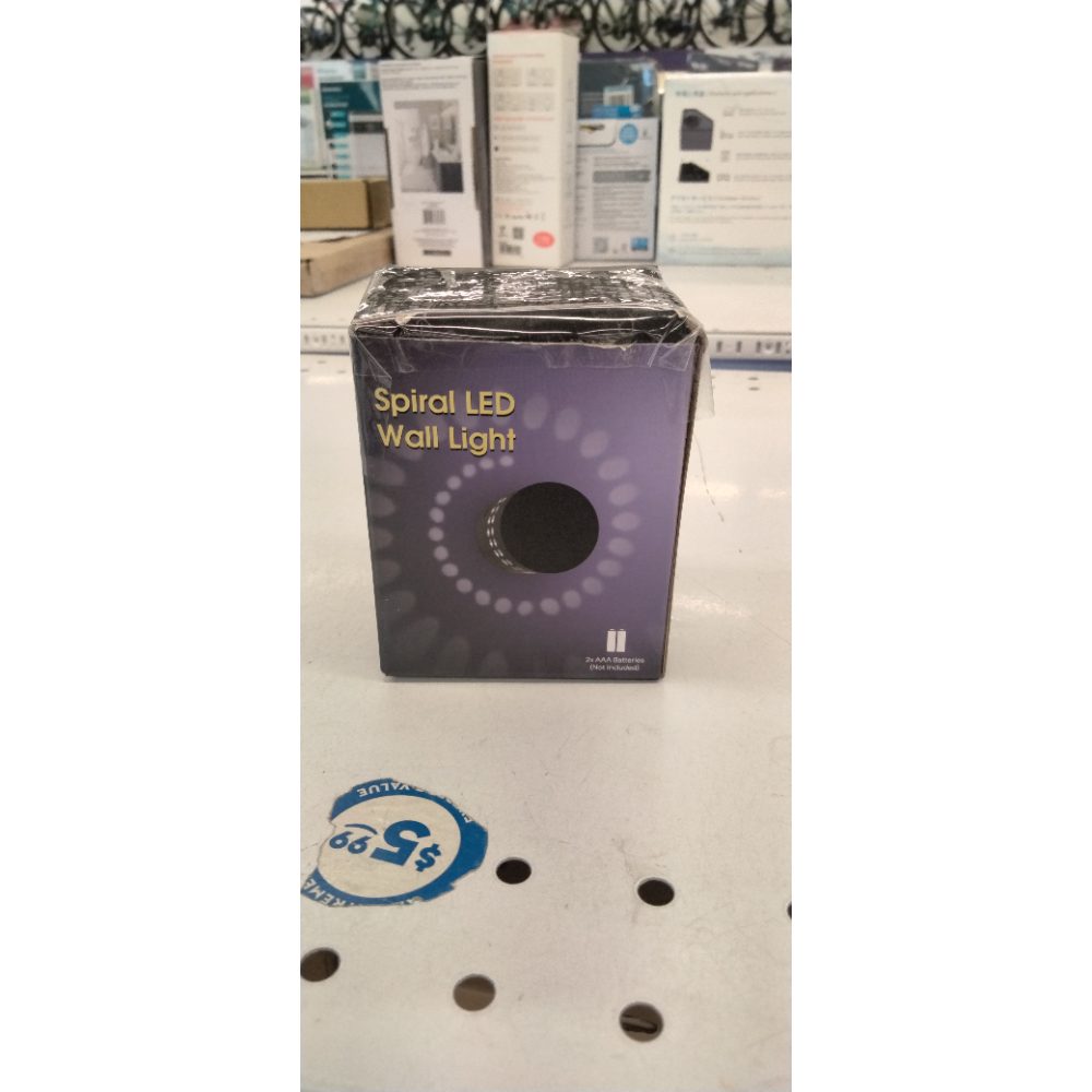 VITANO Spiral Wall Light, 2-IN-1 LED Wall Lights, Battery Operated/USB Charging,Decorative Soft White Lighting for Living Room, Bedroom,Restaurant Hotel...