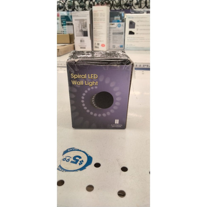 VITANO Spiral Wall Light, 2-IN-1 LED Wall Lights, Battery Operated/USB Charging,Decorative Soft White Lighting for Living Room, Bedroom,Restaurant Hotel...