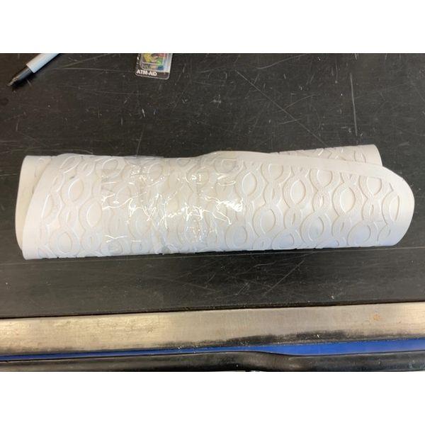 Vinyl Tablecloth Roll - Embossed Circles Pattern Retail $25.00
