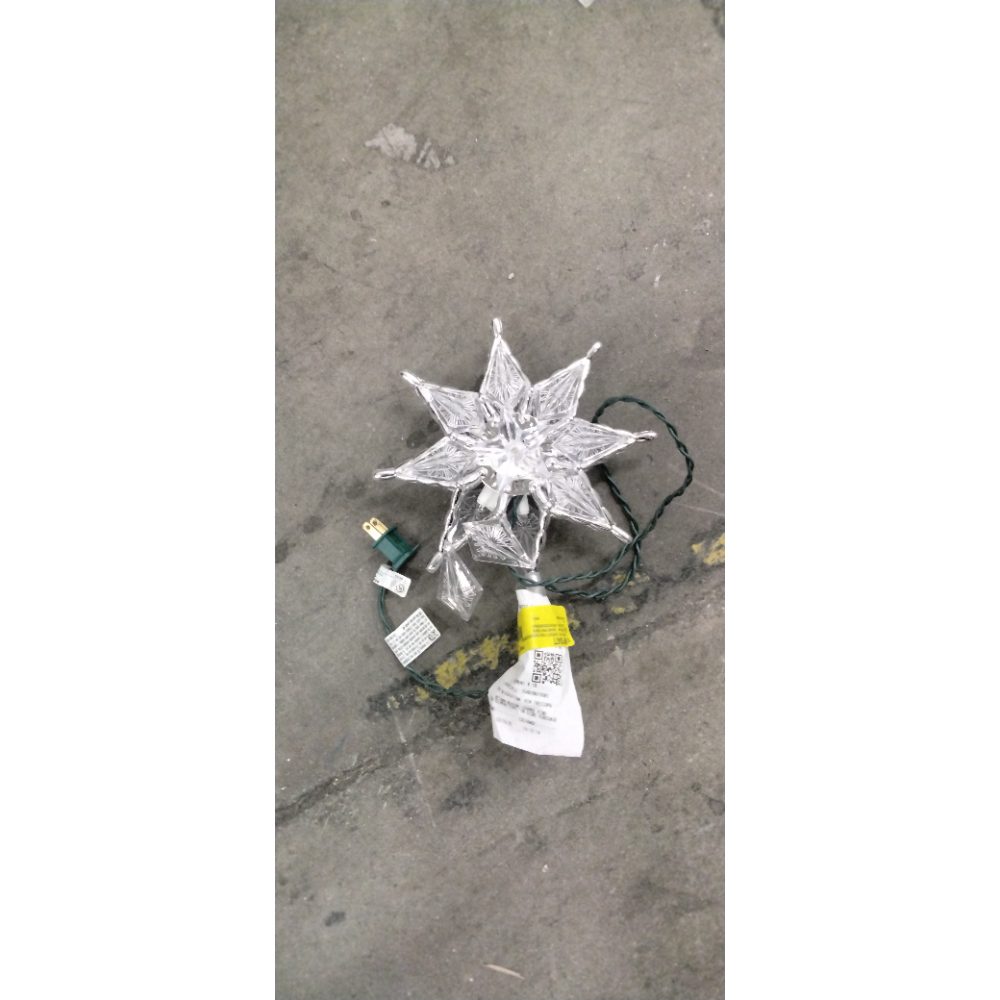 null Christmas Tree Topper - Star Design Retail $20.00
