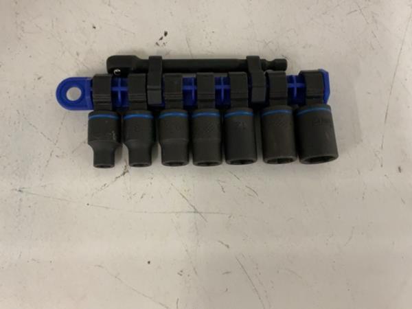 Generic Impact Socket Set - 7-Piece, Metric, Deep Socket, with Ratchet Retail $35.00