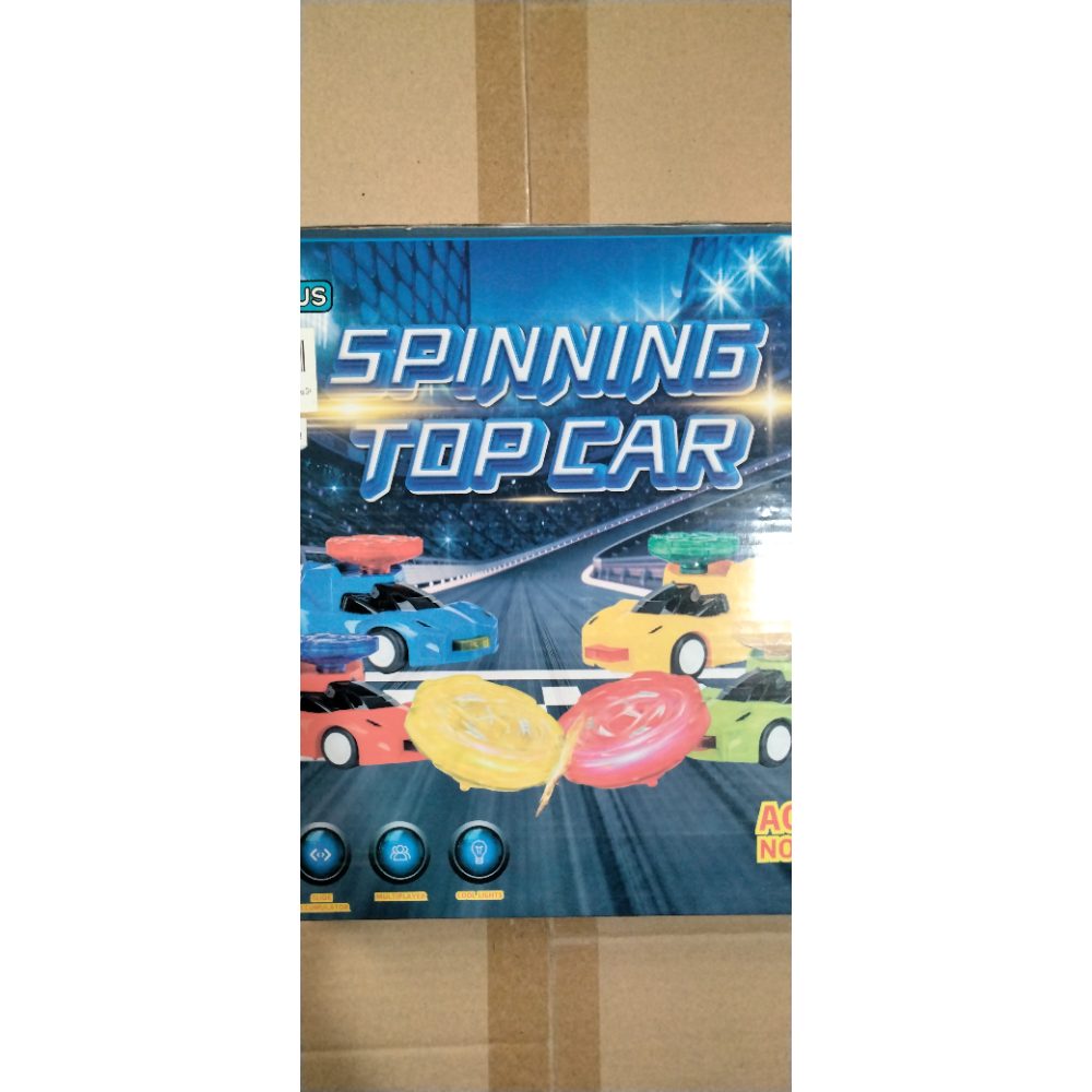 Terramul Spinning Top Car, 3-Pack, Boys Girls Ages Retail $15.00