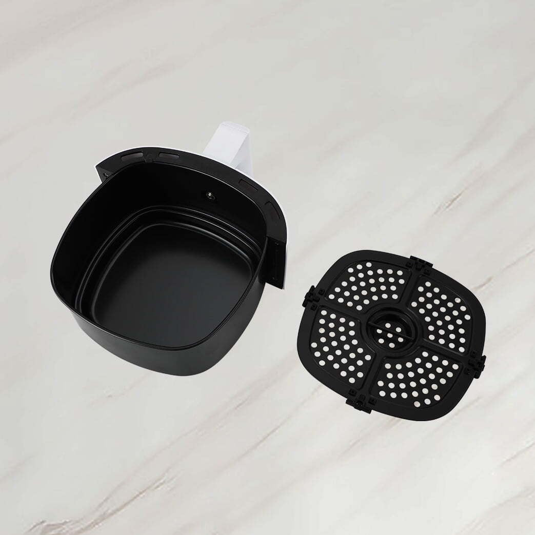 2.2 Qt Freidora De Aire Pequeña Blanco Para Cocina Negocio Papa Fritas En Oferta