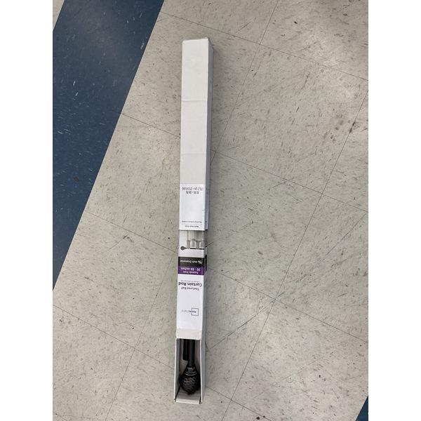 Kenney Rustic Black Curtain Rod 30-84 Inches Retail $8.00