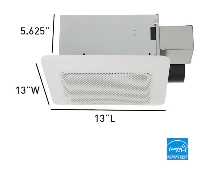 Panasonic WhisperRemodel DC 0.8-Sone 110-CFM White Bathroom Ventilator Fan