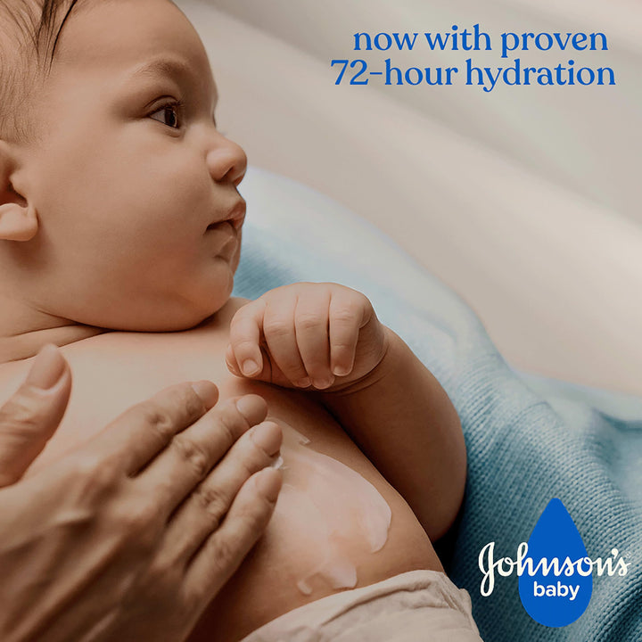 Johnson's Baby Lotion with Coconut Oil, Aloe Vera & Vitamin B5, 72 HR Hydration, Skin Moisturizer, Hypoallergenic, Safe for Newborn, Protects From Dryness &; Strengthens Skin, 27.1 fl. oz Retail $6.00