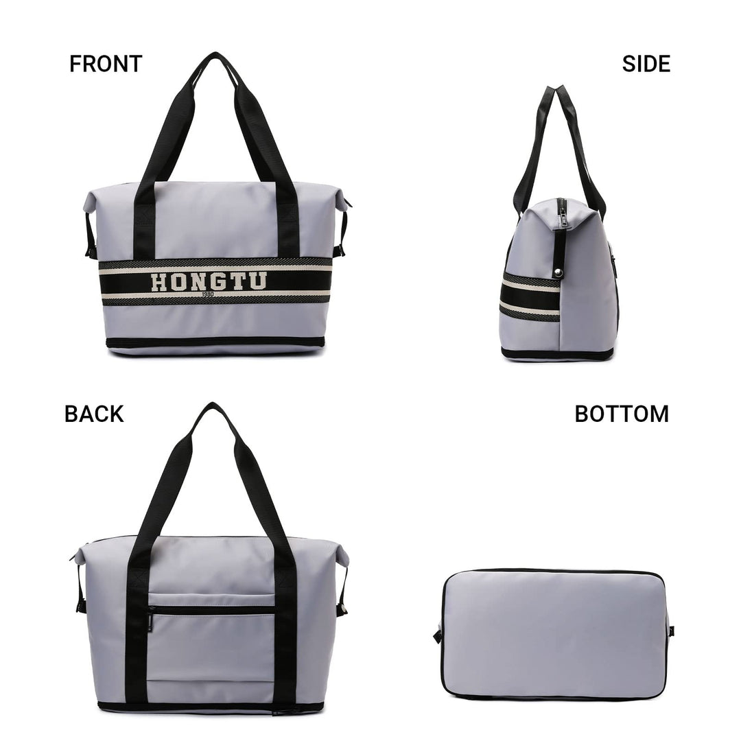 TOOSEA Expandable Large Capacity Travel Duffel Bag for Women Men with Luggage Sleeve, Lightweight Waterproof Weekender Overnight Carry On Bag for Airplanes Under Seat, Gym Tote Duffle Bag Retail $23.00