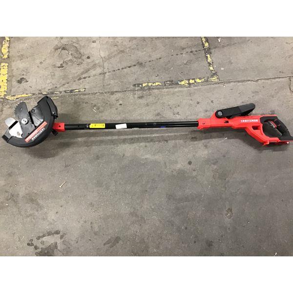 Craftsman CMCECD400 - Cordless Edger, 20V COMPLETE WITH BATTERY AND CHARGER Retail $80.00