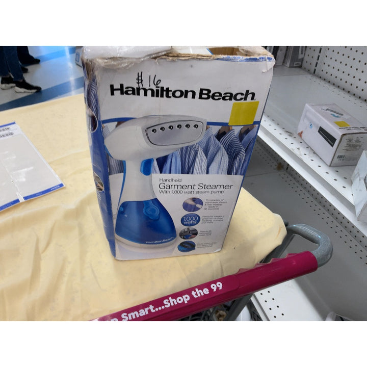 Hamilton Beach Handheld Garment Steamer - 1000 Watt, With Steam Pump