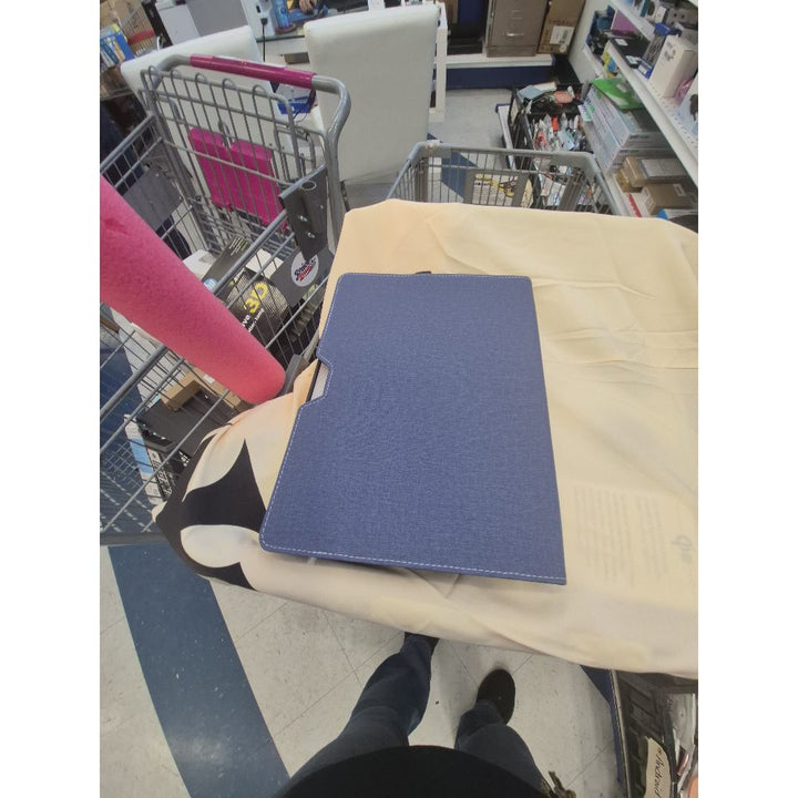 Amazon Basics Tablet Case - Folio Stand, Universal Design, Gray