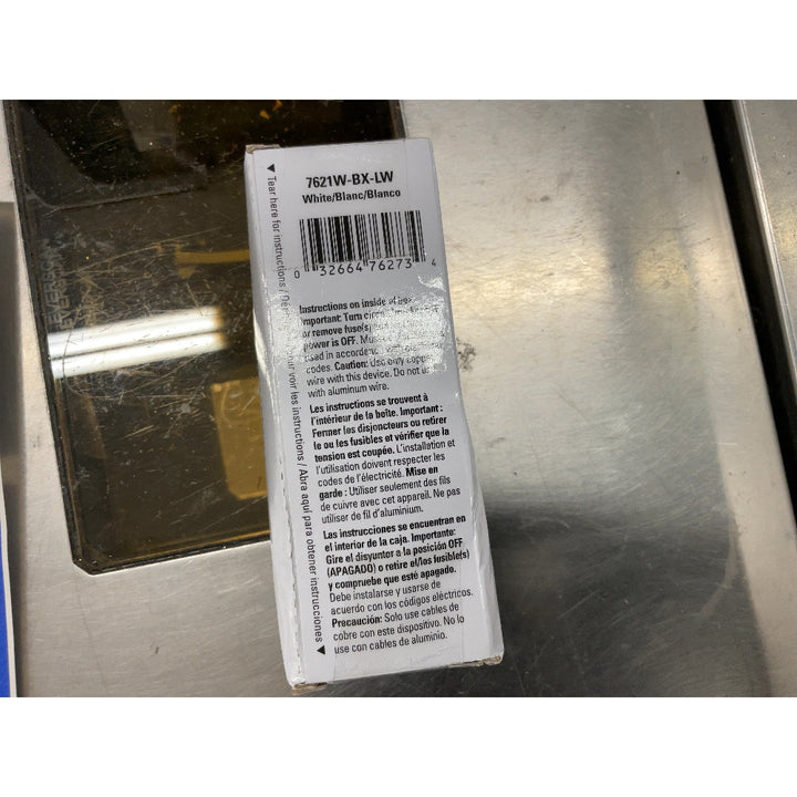 Eaton Single Pole Decorator Switch - White