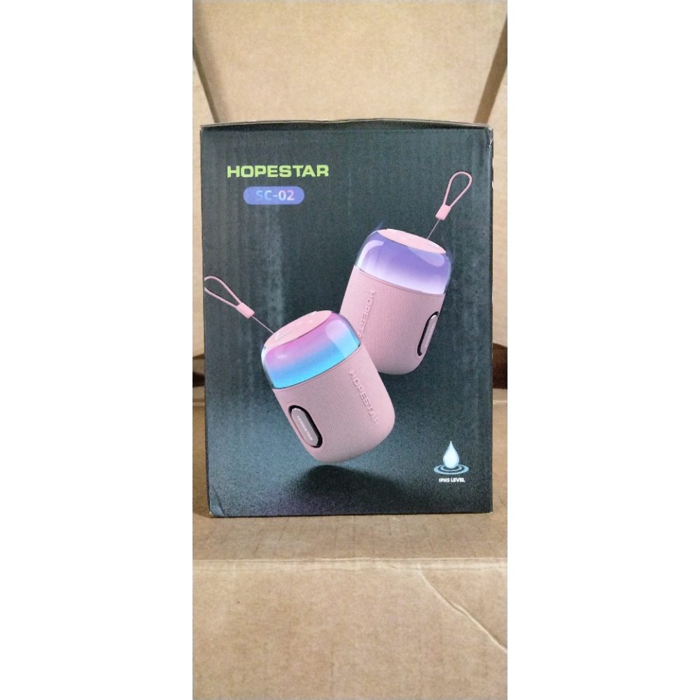 HOPESTAR Speaker SC-02, LED, PINK Retail $30.00