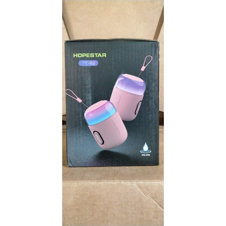 HOPESTAR Speaker SC-02, LED, PINK Retail $30.00