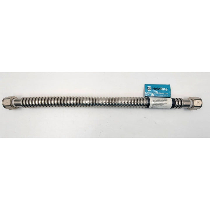 HoldRite Corrugated Stainless Water Heater Softener Connector FIP 3/4" X 18"